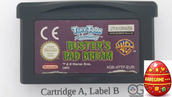 AGB Cartridge: Tiny Toon Adventures: Buster's Bad Dream -EUR