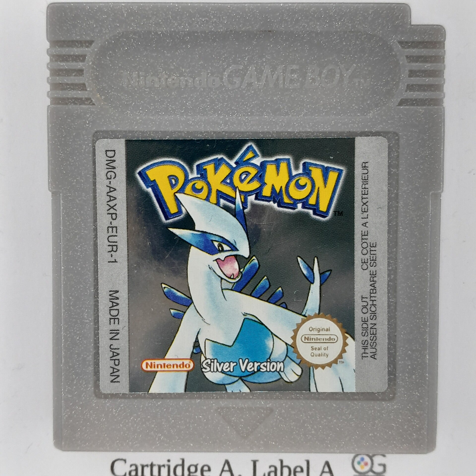 DMG Cartridge:  Pokémon Silver -EUR  Extra or Replaced Battery = New
