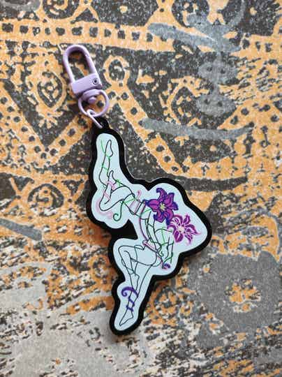 flower girls keychain