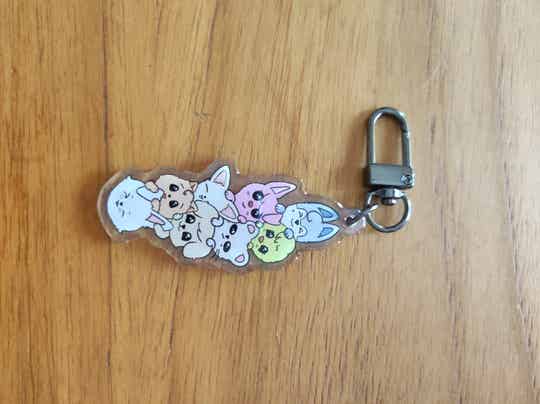 SKZoo pile keychain