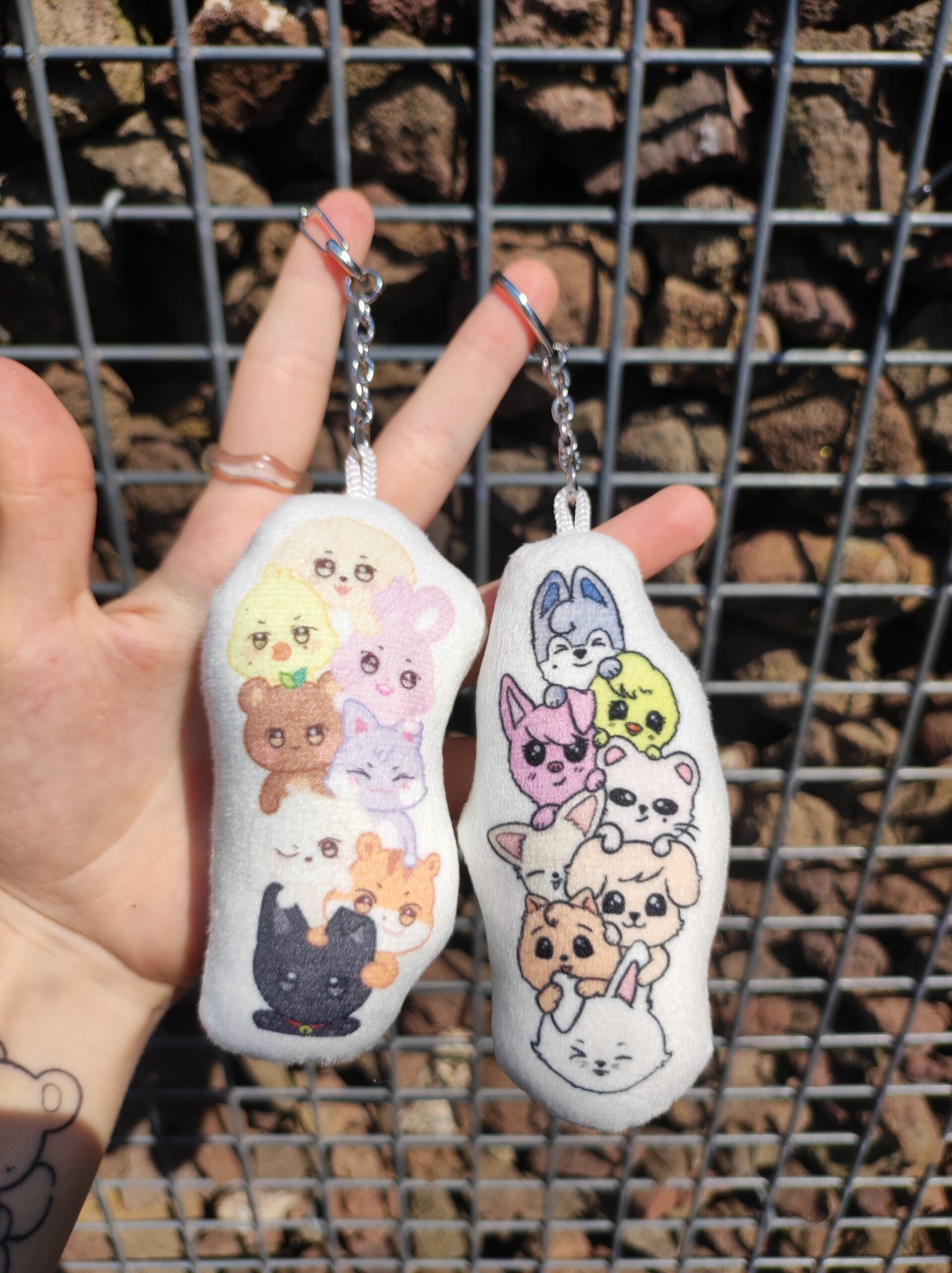 Pillow keychains