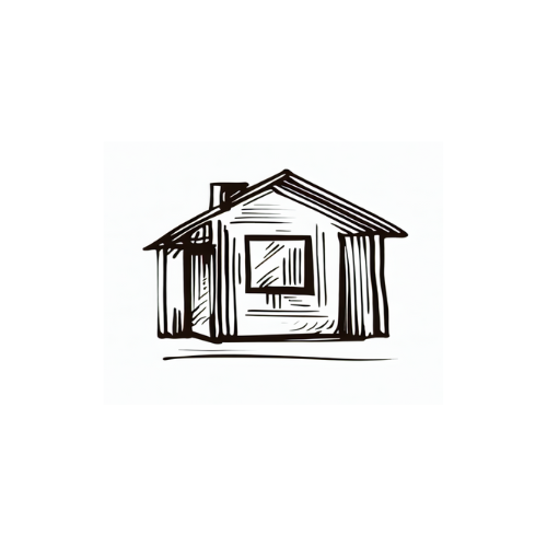 small house logo design