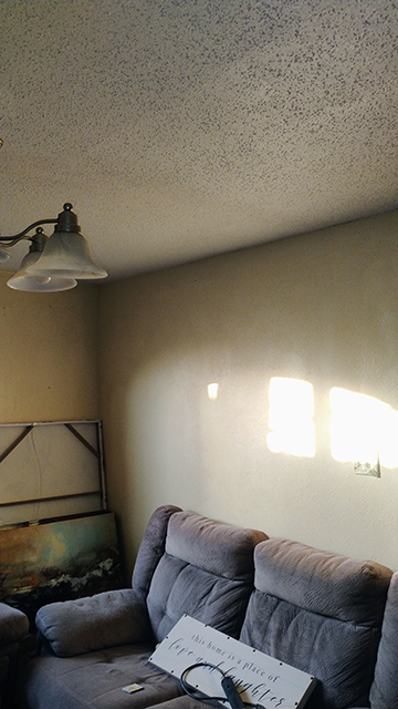 wall repaired after mold mitigation is done by housepaintingtriforce dallas painters
