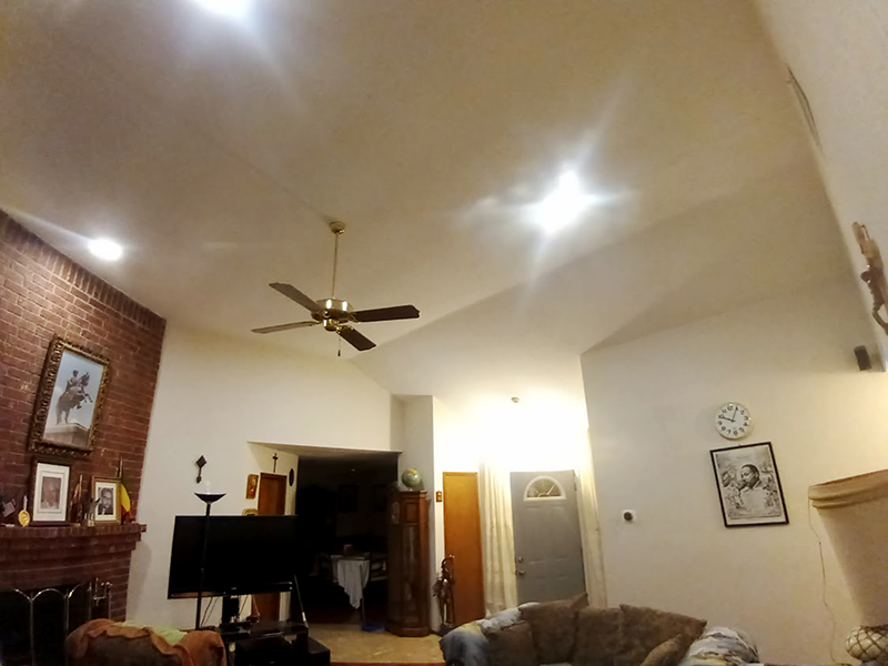 water damage ceiling stains repaired and painted