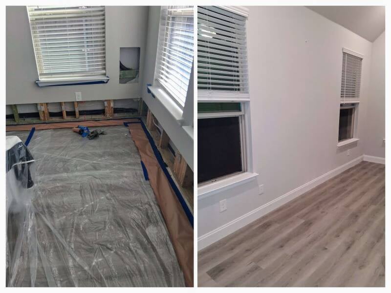 drywall repair after flood damage