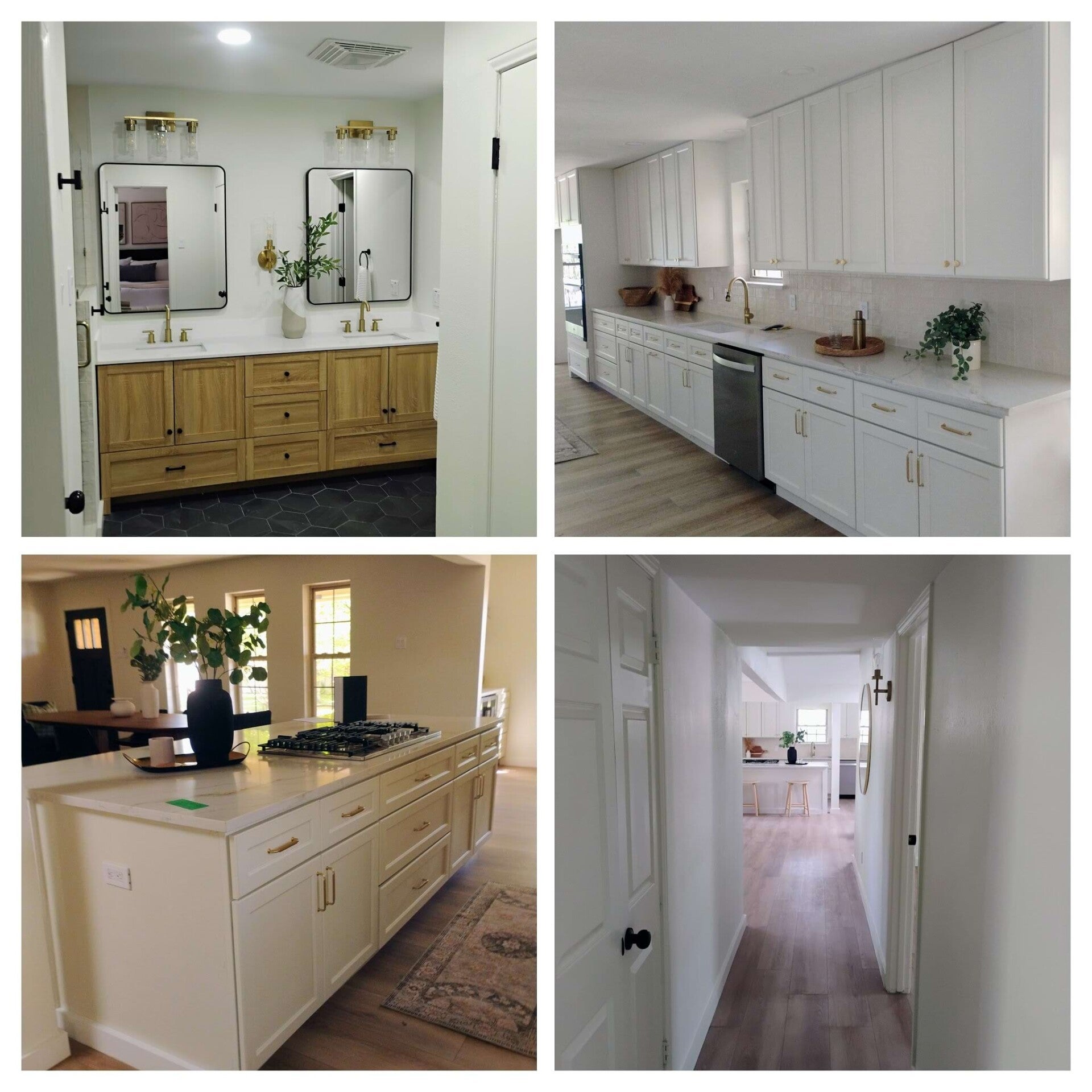 The Bright Kitchen & Hallway