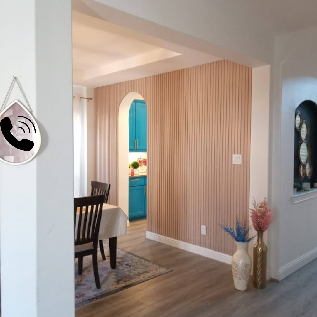 accent wall lin dining room