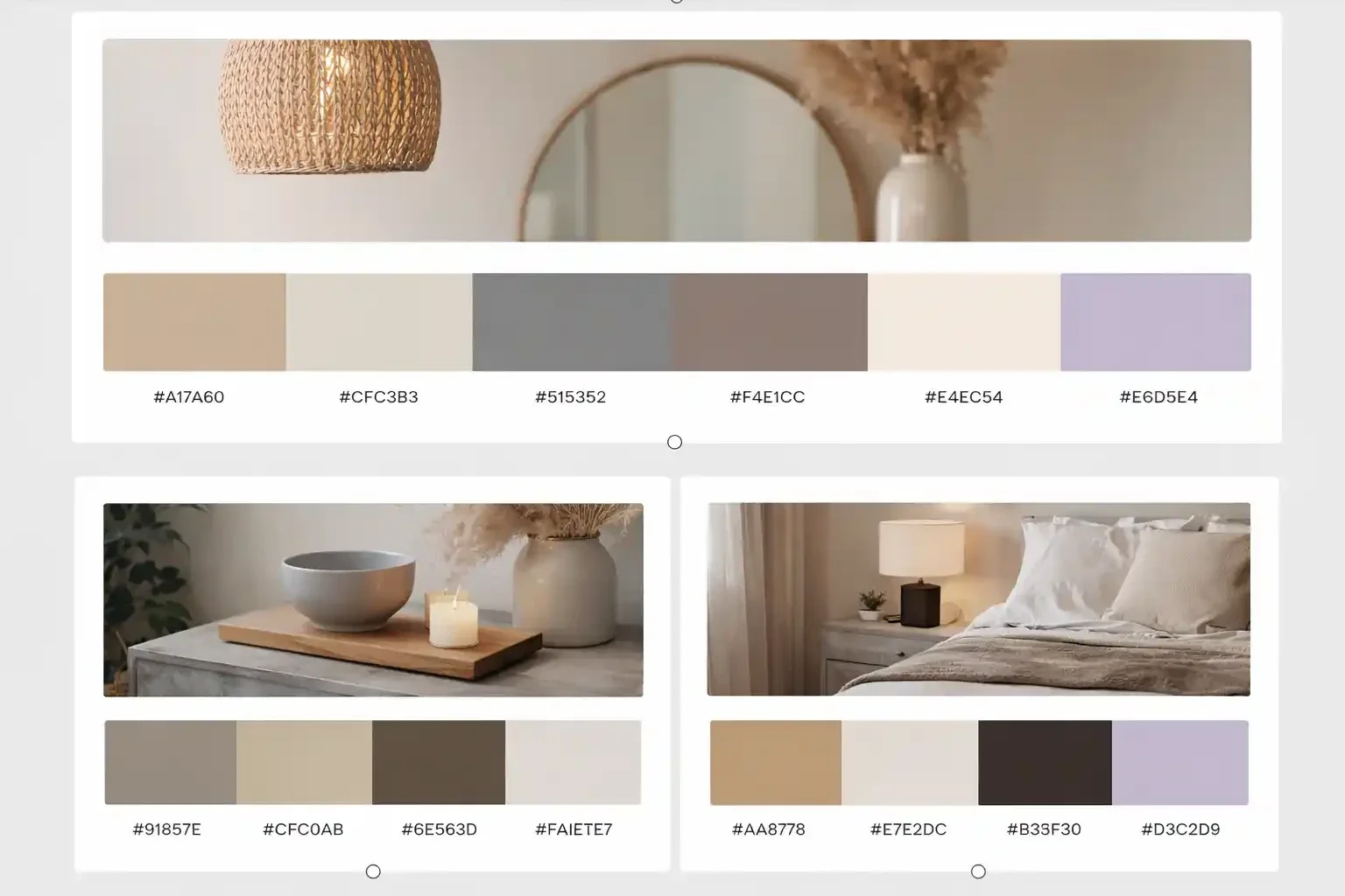 House Painting color options design on a wallte