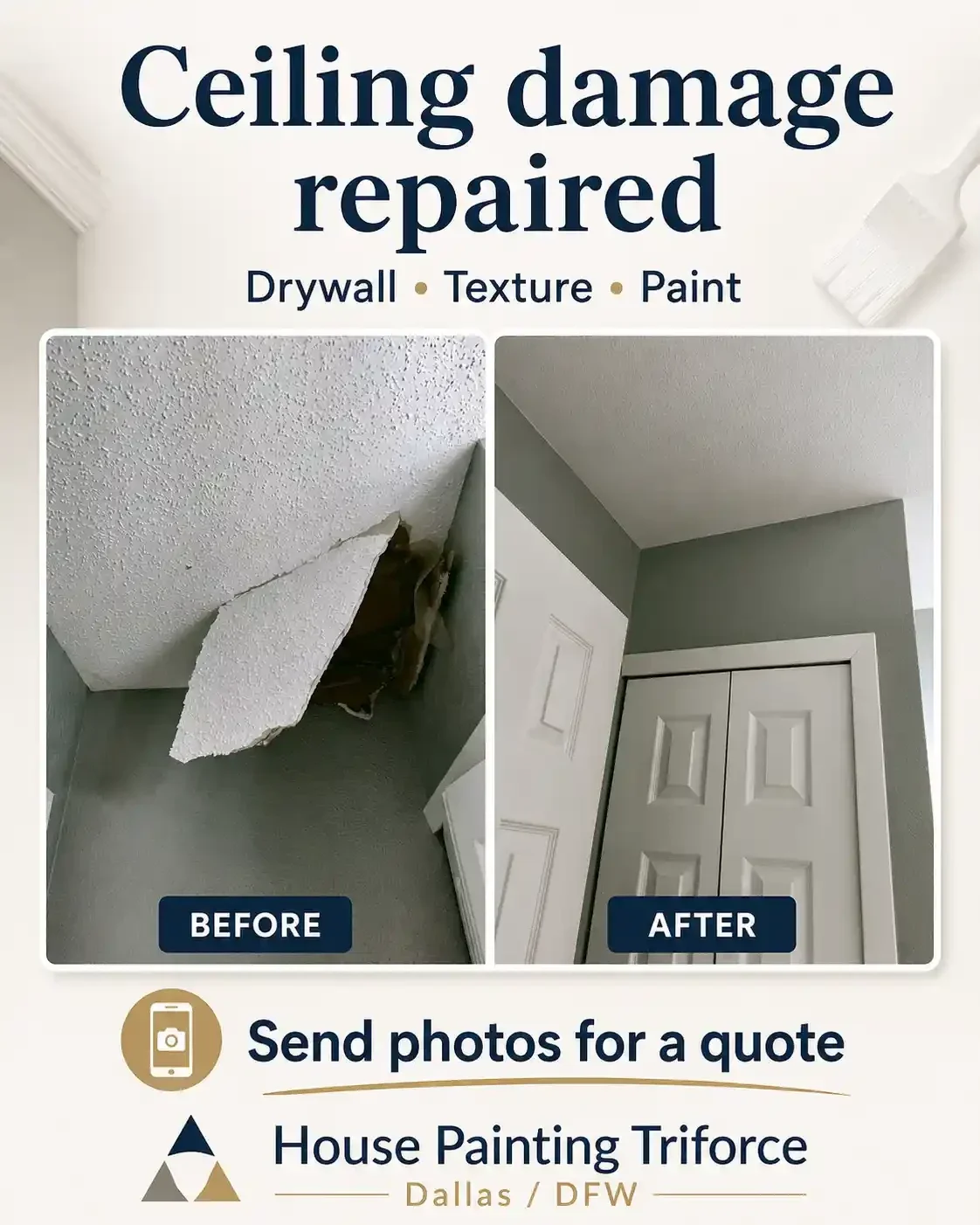 ceiling hole repair