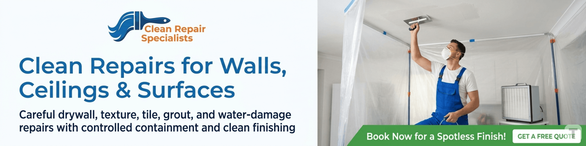House painting, bathroom remodeling, and drywall repair service shown in this project photo