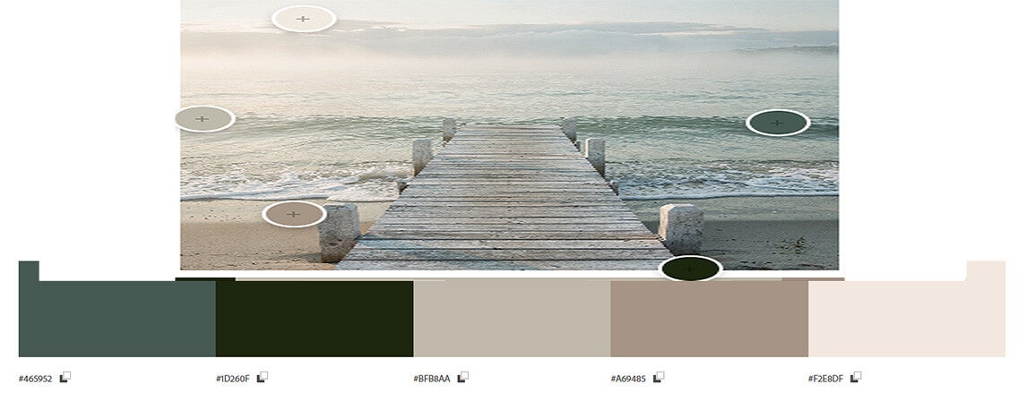 coastal palette color hues
