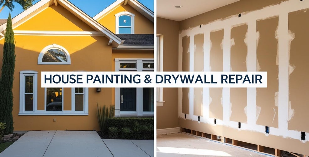 get a quote for house painting services, drywall repair, installations
