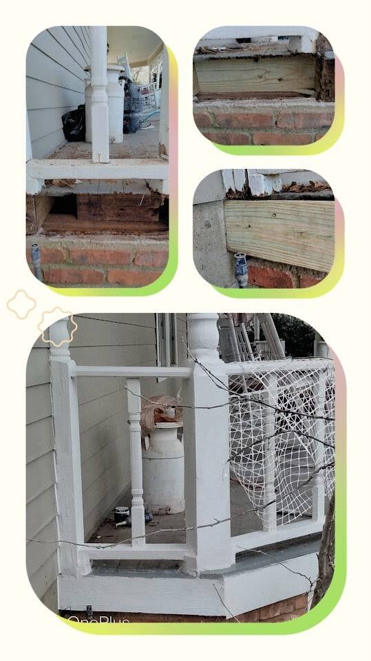 porch and deck repaired