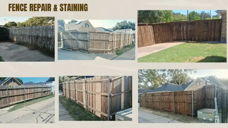 Fence Repair and Staining services
