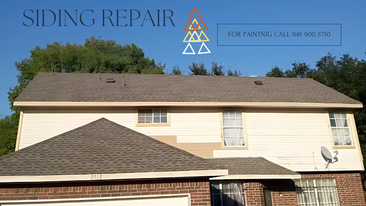 for siding repair and painting in Dallas Tx and nearby cities , call Jacob at 945 900 5710