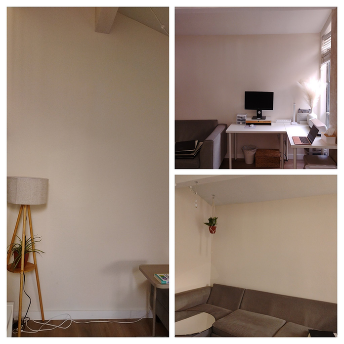 Freshly painted beige interior walls in Dallas home – House Painting Triforce professional painting project