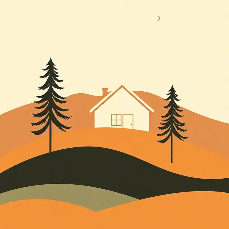 home landscape poster art