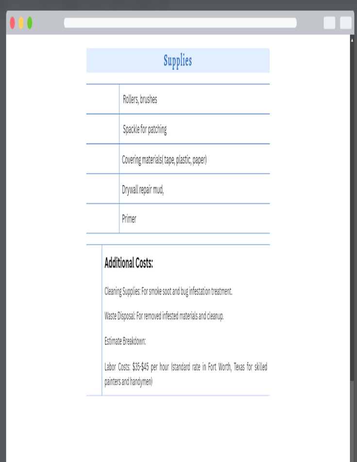 sample of one pager template blank invoice sheet