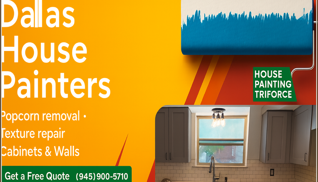 Dallas house painters contact card for home owners needing he