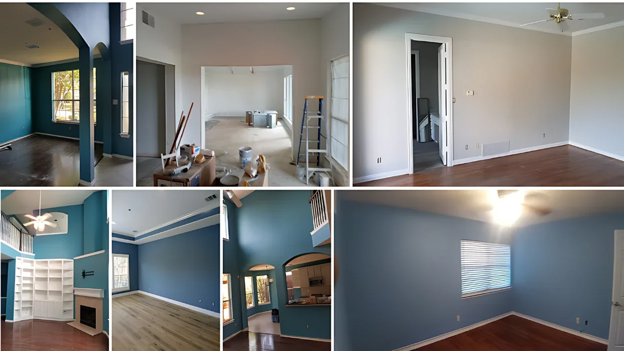 Previous interior painting projects done by house painting triforce