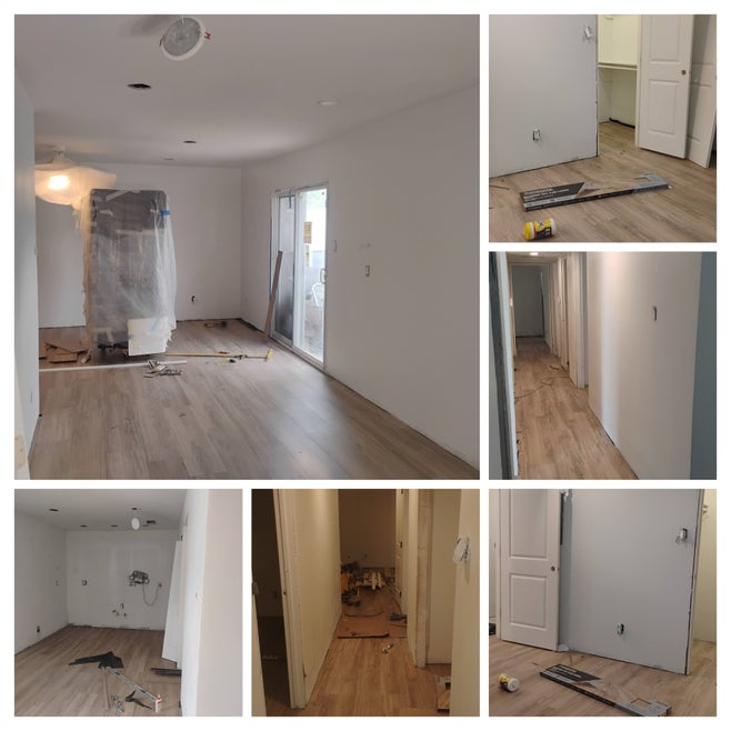 renovating after water damaged drywall