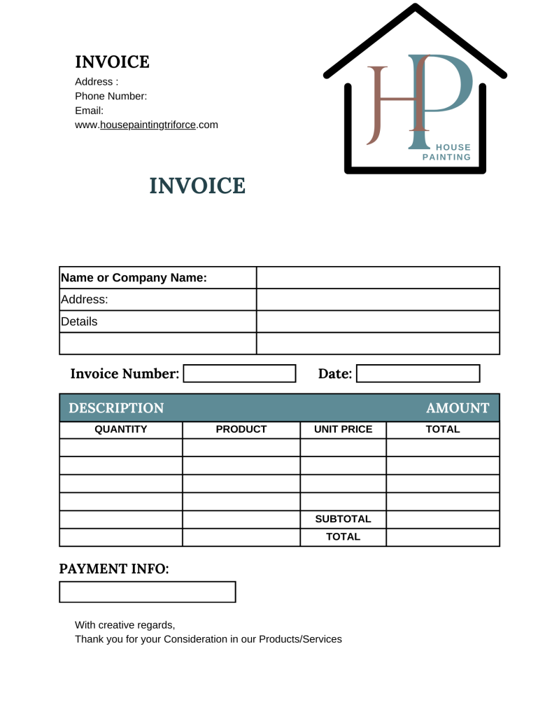 blank invoice printable templatewith logo free printable invoice sheets