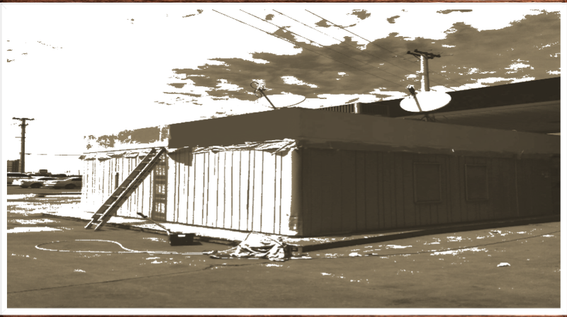 painting gas station exterior service