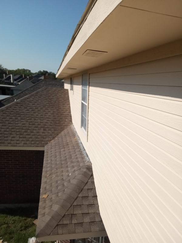 fascia repair plus siding repair and professional painting done in Garland Tx