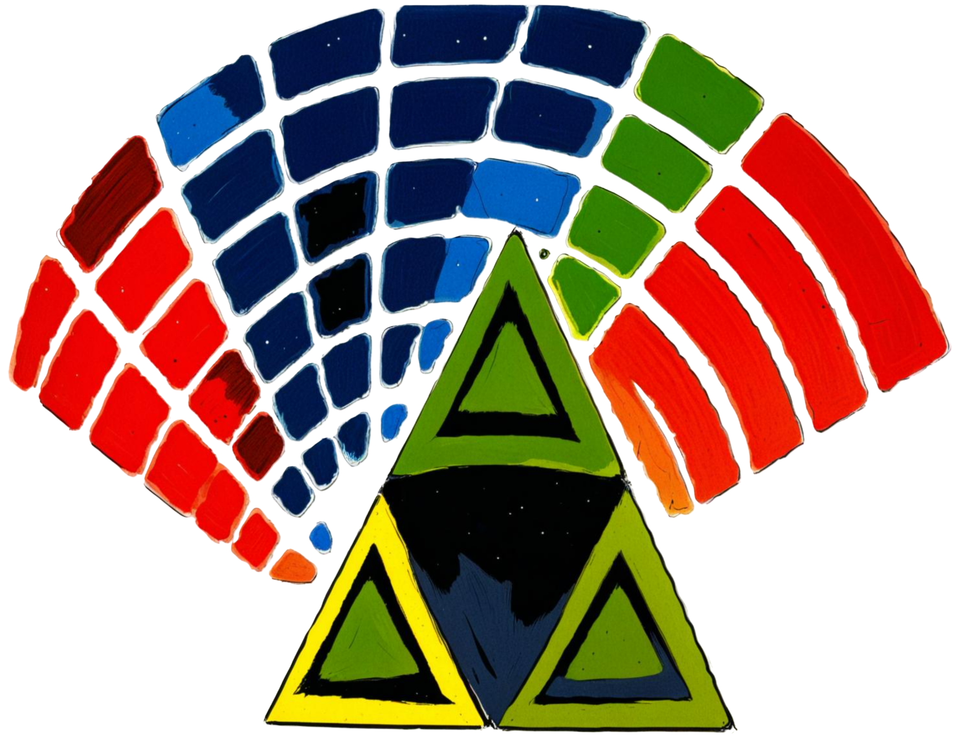 House Painting Triforce Dallas  Company Logo alternate