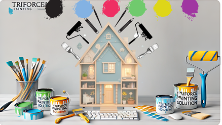 dallas house painting interiors by triforce painting