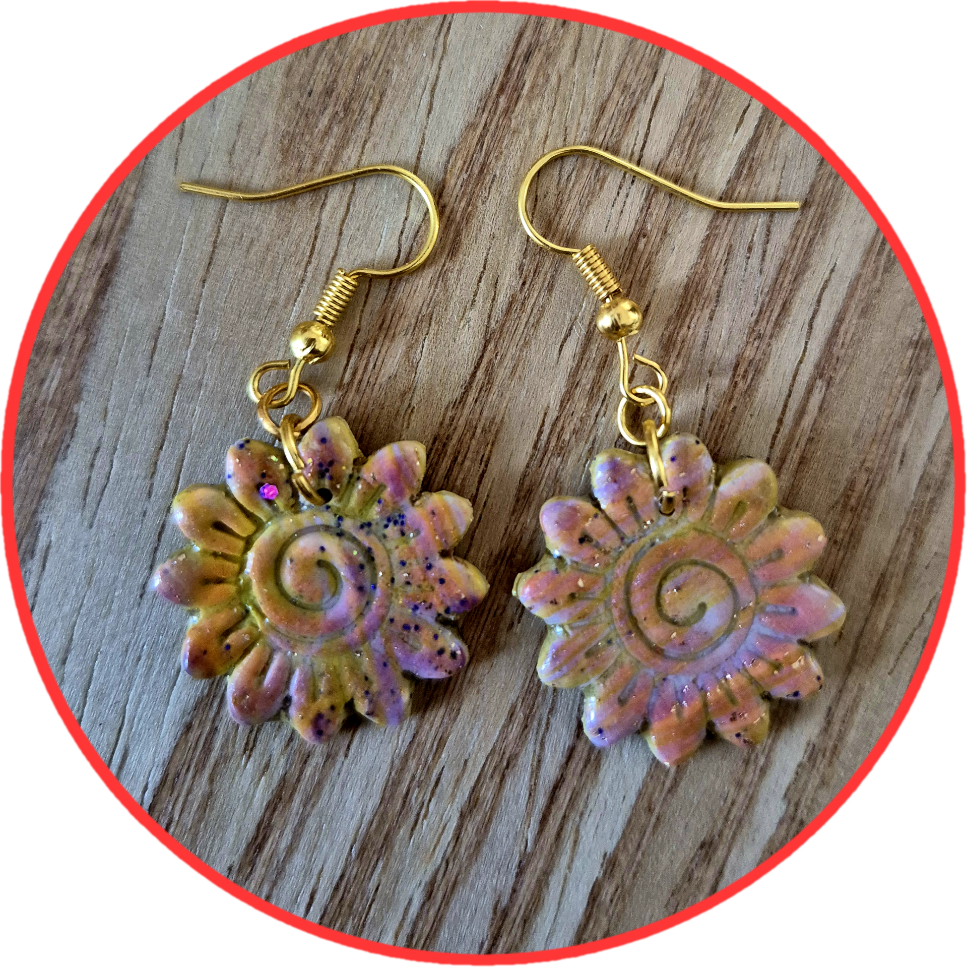 Esmeralda 🌸 Boucles d'oreilles