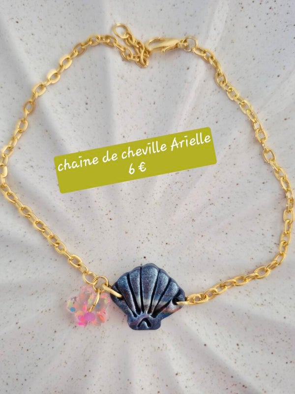 Chaîne de cheville 📿 Arielle