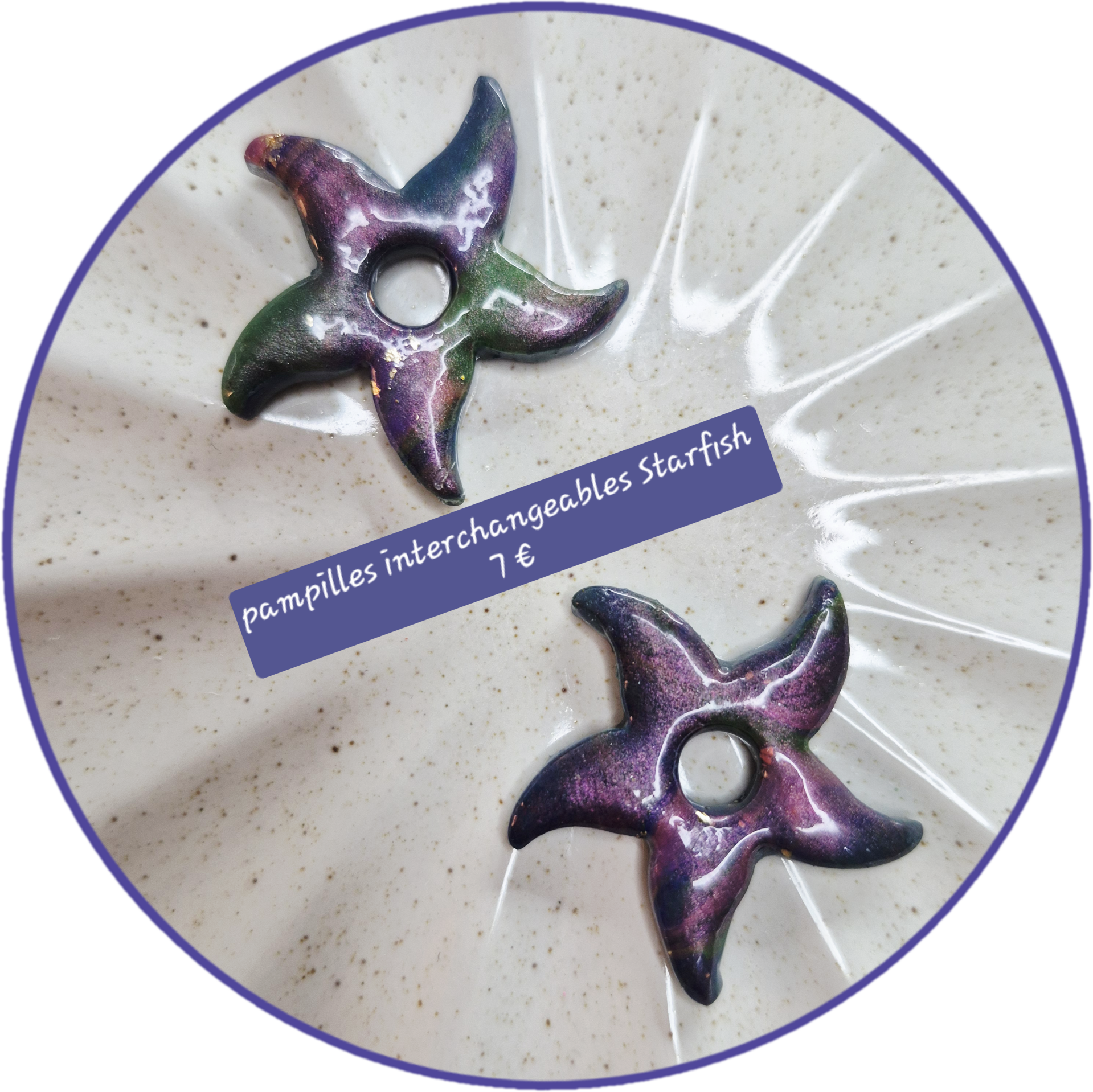 Starfish 🪸 pampilles interchangeables
