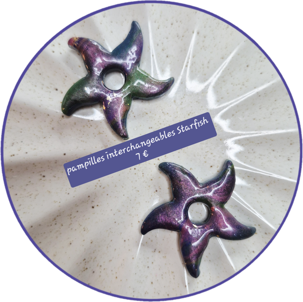 Starfish 🪸 pampilles interchangeables