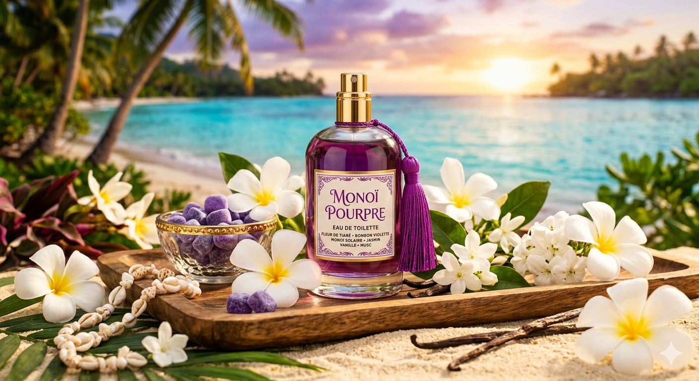 Diffuseur voiture monoï pourpre