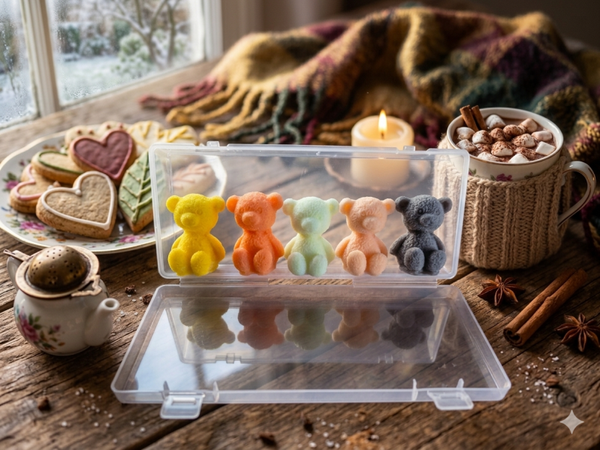 Coffret 5 fondants oursons