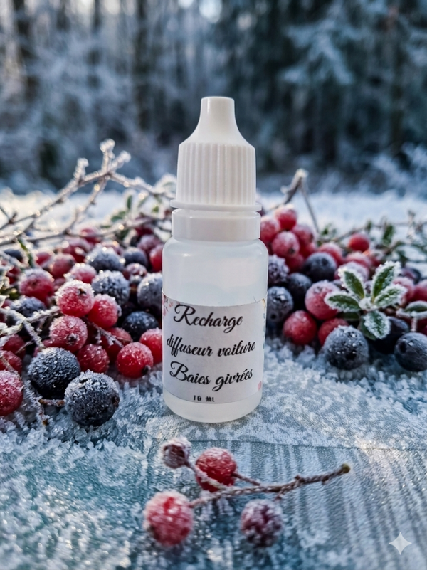 recharge diffuseur voiture baies givrées