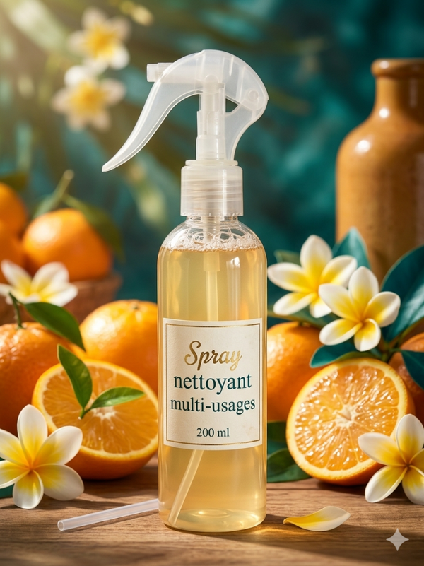 Spray nettoyant clémentine monoï