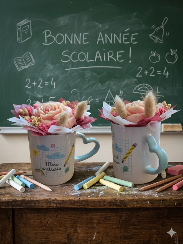 Tasse cadeau maîtresse senteur cerise noire explosive