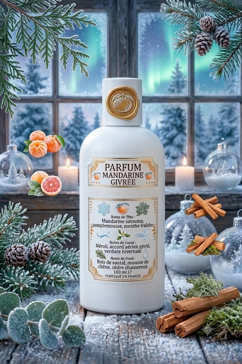 produit de sol mandarine givrée