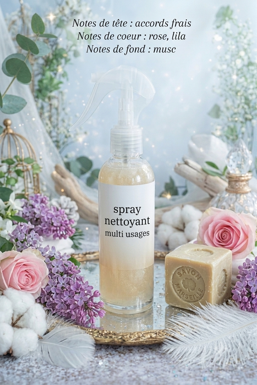 spray nettoyant savon de Marseille