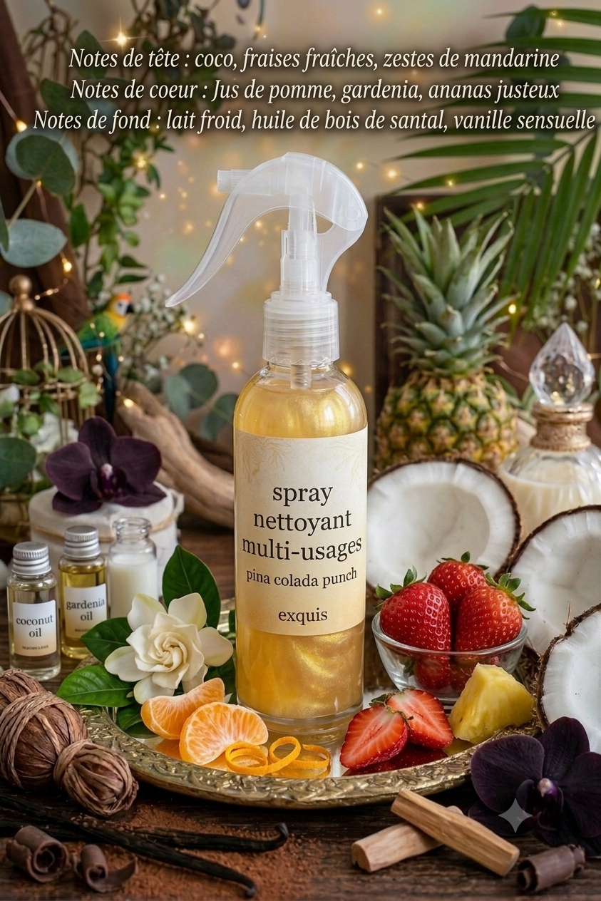 spray nettoyant punch pina colada