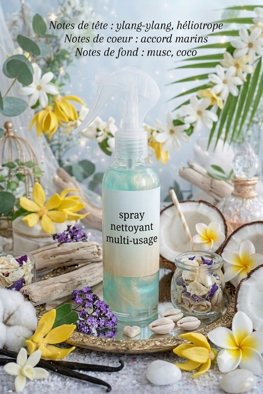 spray nettoyant relaxation à Tahiti