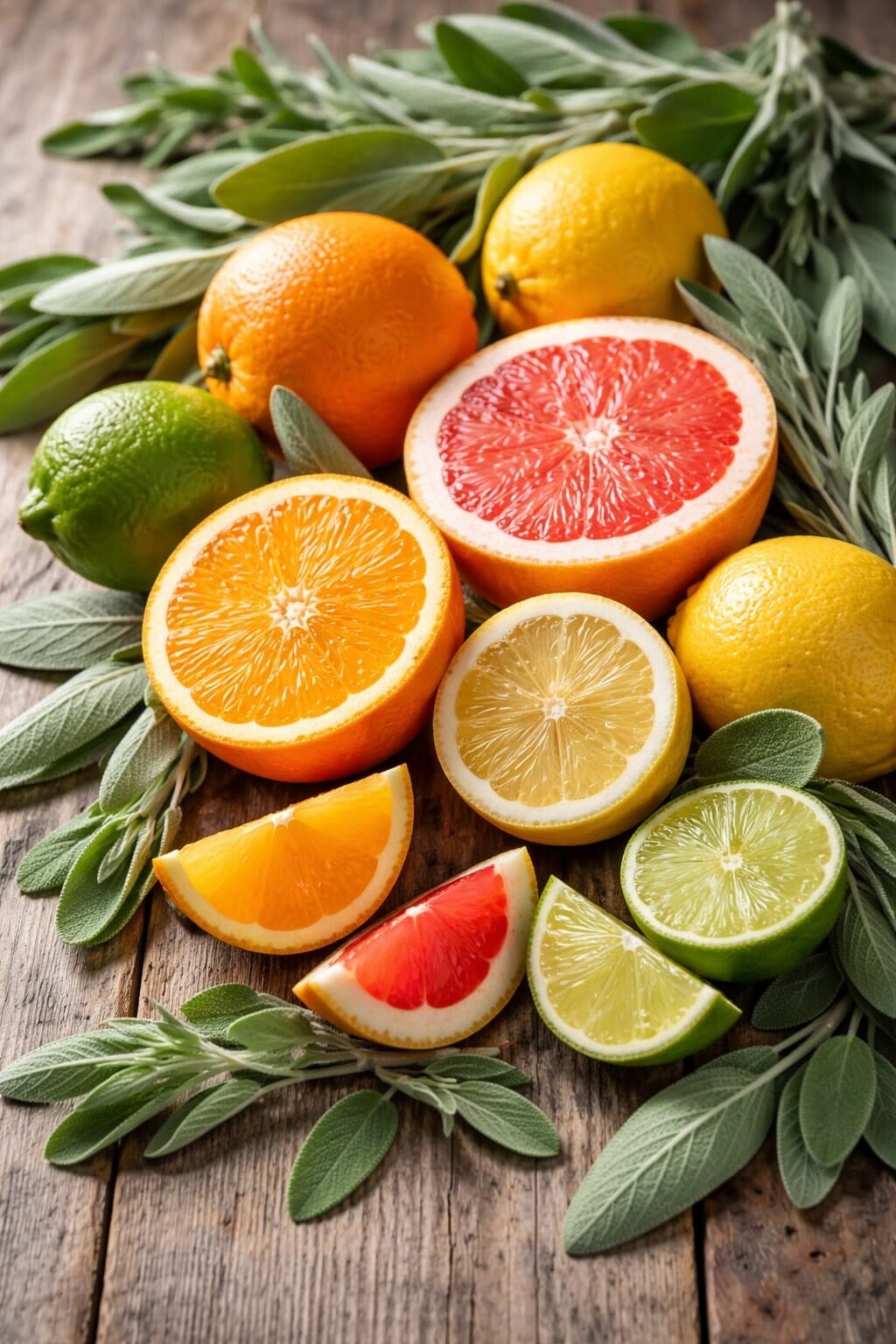 Agrumes et sauge🍒