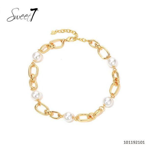 Pearl Link Elegance korte ketting