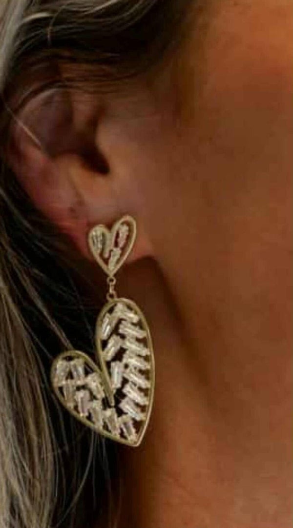 ♡ Hartcrystal Oorsteker