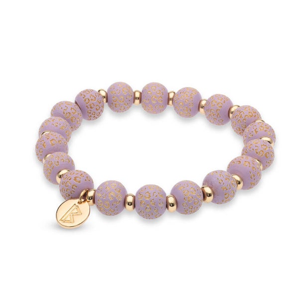 🐆 Golden Wild Mauve Armband