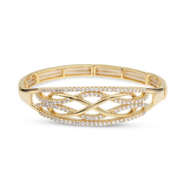 ☀️ White Infinity Sparkle Armband