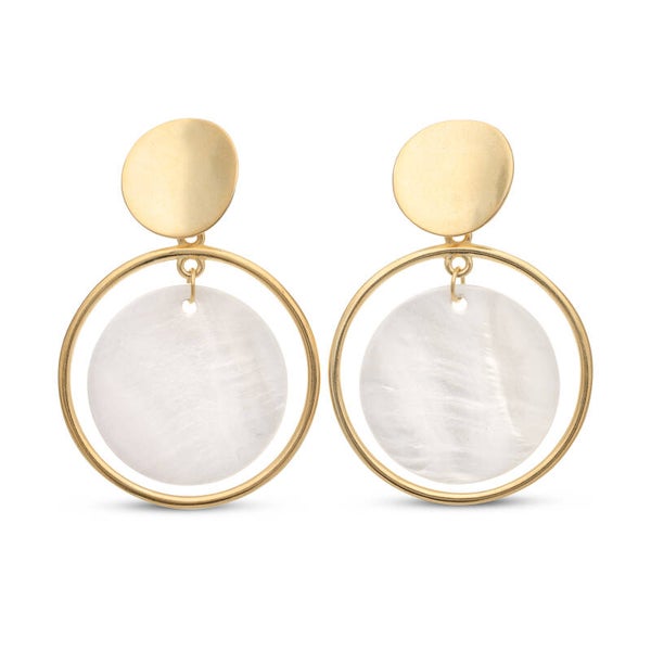 ✨ Fleur d’Or Oorbellen rond