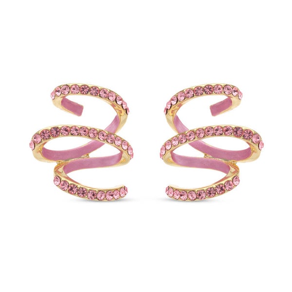 ☀️ Pink Summer Sparkle Oorbellen